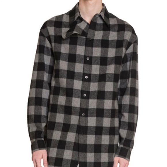 balenciaga oversized flannel